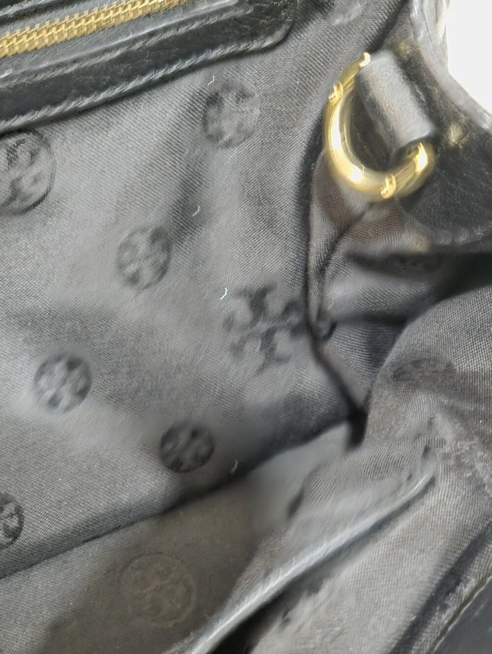 Tory Burch Double Zip Dome Satchel with Gold Hardware - Picture 12 of 16